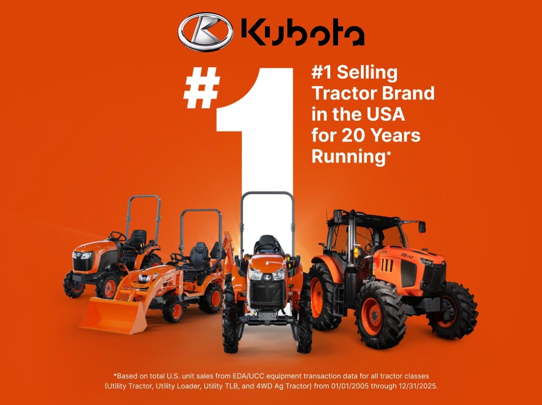 Discover the #1-Selling Tractor Brand in the USA for 20 Years Running*